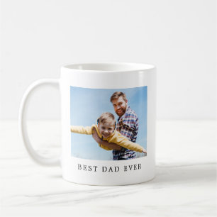 Bester Vater je Volles Foto Personalisiert Kaffee Kaffeetasse