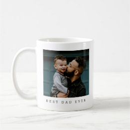 Bester Vater je Volles Foto Personalisiert Kaffeetasse