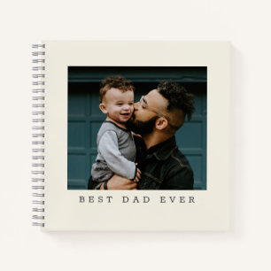 Bester Vater je Volles Foto Personalisiert Notizbuch