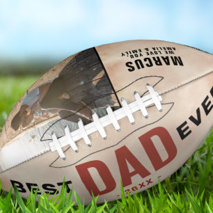 Bester Vater je Wasserfarbe Foto des Vaters Football