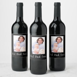 Bester Vater je Weinkarte Weinetikett