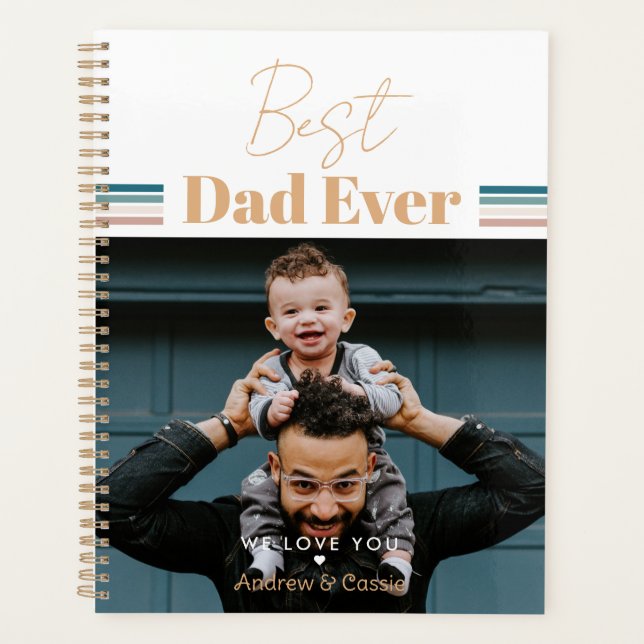 Bester Vater je Wir Liebe dich Planer (Vorderseite)