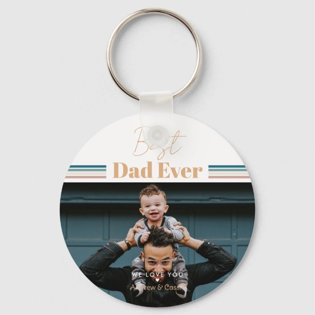 Bester Vater je Wir Liebe dich Schlüsselanhänger (Vorderseite)