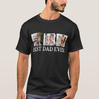 Bester Vater je, Zimmer für 3 Square Stilvolle Fot T-Shirt