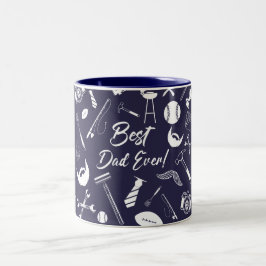 Bester Vater je Zweifarbige Tasse
