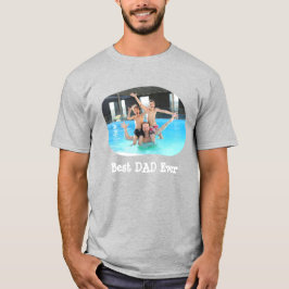 Bester VATER Jeden Upload Ihres horizontalen Fotos T-Shirt