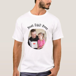 Bester VATER Jeden Upload Ihres quadratischen Foto T-Shirt