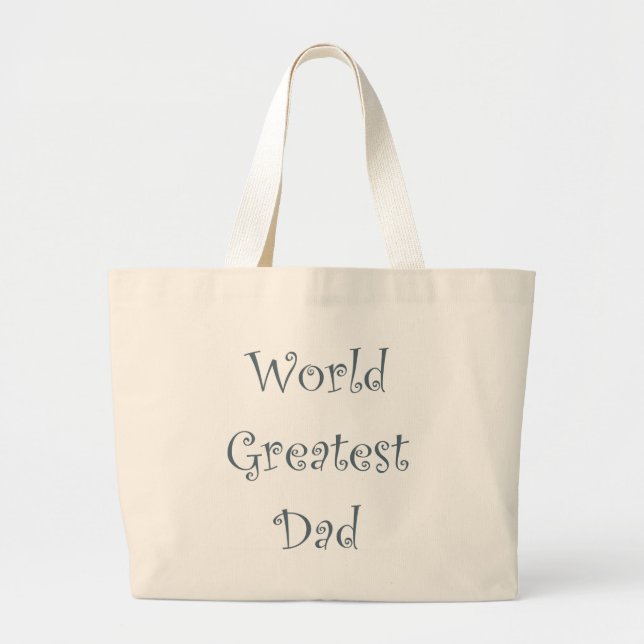 Bester Vater Jumbo Stoffbeutel (Vorne)