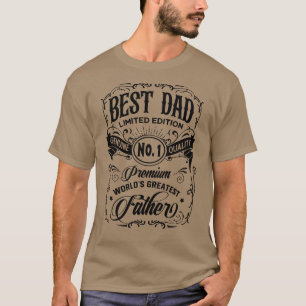 Bester Vater limitierte Auflage Premium-Vater T-Shirt