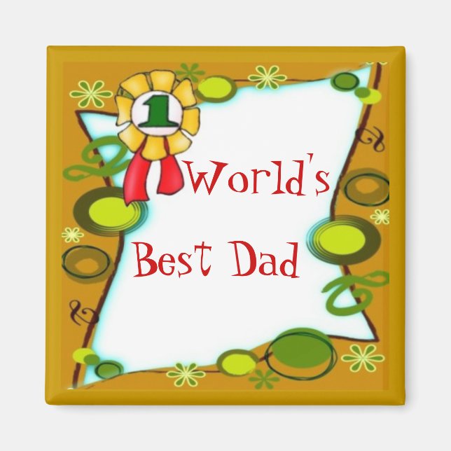 Bester-Vater-Magnet Magnet (Vorne)