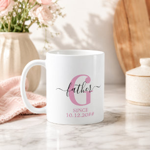Bester Vater-Monogramm   Personalisierter Vatertag Kaffeetasse