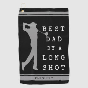 BESTER VATER NACH EINEM LANGEN SCHUB Personalisier Golfhandtuch