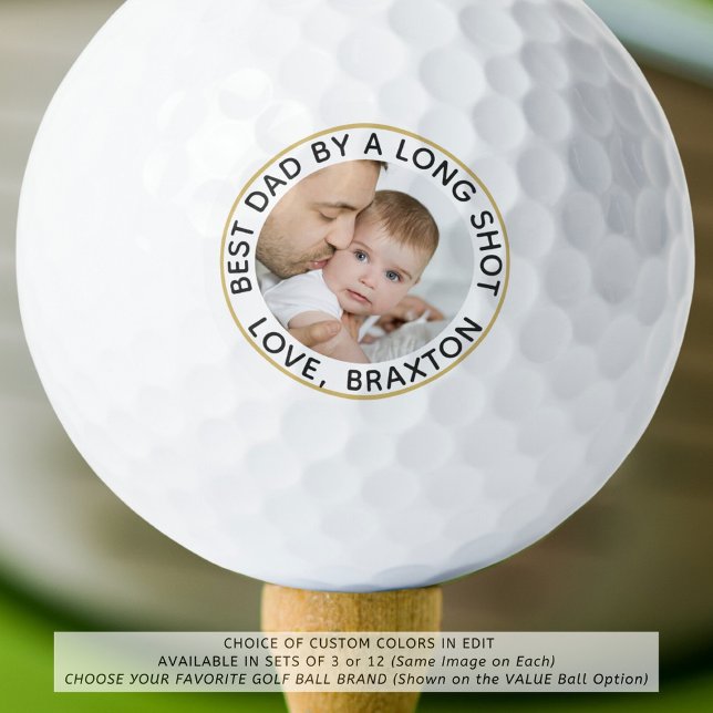 BESTER VATER NACH EINEM LANGEN SHOT Foto Personali Golfball (Von Creator hochgeladen)