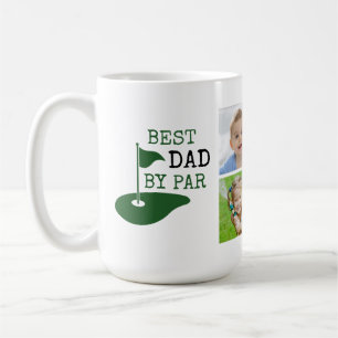 BESTER VATER NACH PAR 4 Fotos Golfer Kaffeetasse