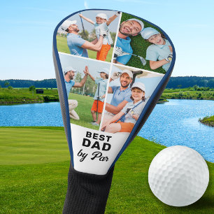 BESTER VATER NACH PAR Custom 4 FotoCollage Golf Headcover