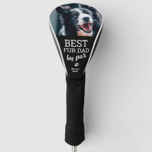 Bester Vater nach Par Custom Dog Foto Golf Headcover