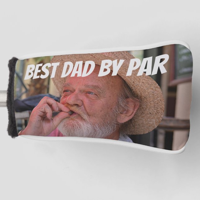 BESTER VATER NACH PAR CUSTOM GOLF PUTTER COVER GOLF HEADCOVER (Vorderseite)
