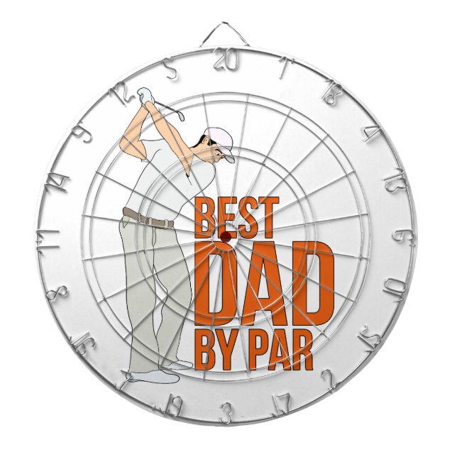 Bester Vater nach Par Dartscheibe (vorne)