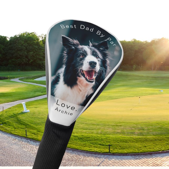 Bester Vater nach Par Dog Lover Personalizable-Fot Golf Headcover (Von Creator hochgeladen)
