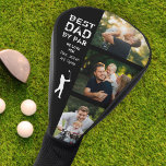 Bester Vater nach Par Foto Cool Golfer Vatertag Golf Headcover<br><div class="desc">Cooles Vatertagsgeschenk für den besten Vater aller Zeiten. Moderne Typografie-Nachricht mit dem Lesen von BEST VATER BY PAR sowie eine personalisierte Nachricht neben einer Collage von 3 Fotos aus der Familie machen diesen Golfkopf zu einem Sake-Geschenk,  das er Liebe,  auf dem Platz zu zeigen.</div>