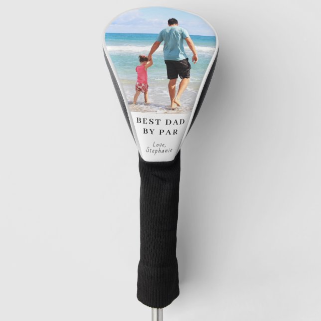 Bester Vater nach Par-Foto Golf Headcover (Vorderseite)
