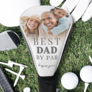 Bester Vater nach Par Foto Vater Golf Headcover