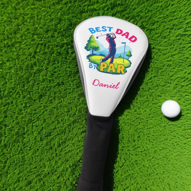Bester Vater nach Par | Golf Lover Vatertag Headcover (Von Creator hochgeladen)