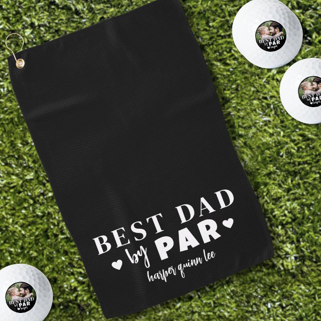Bester Vater nach Par Golfhandtuch (Best Dad By Par Golf Towel )