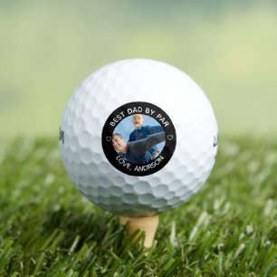 Bester Vater nach Par Individuelle Name Foto Vater Golfball