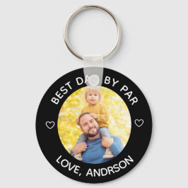 Bester Vater nach Par Individuelle Name Foto Vater Schlüsselanhänger