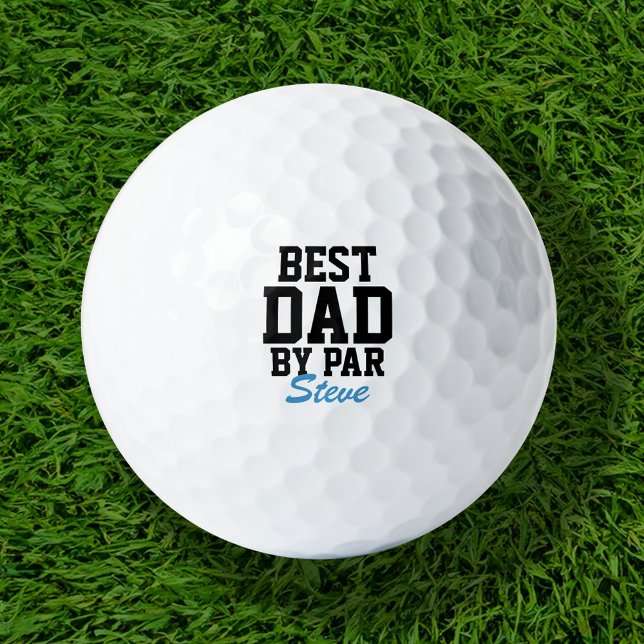 Bester Vater nach Par Individuelle Name Golfball (Von Creator hochgeladen)
