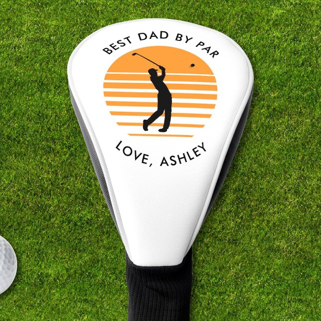 Bester Vater nach Par-Individuelle Name-Text Perso Golf Headcover (Von Creator hochgeladen)