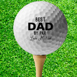 Bester Vater nach Par Individuelle Name Vatertag Golfball<br><div class="desc">Best Vater by Par Vatertag Golf Balls. Personalisieren Sie den Namen nach Belieben. Wählen Sie die Marke der Golfbälle und die Packgröße aus dem Menü "Optionen".</div>