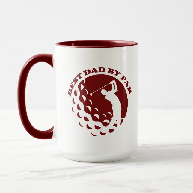 Bester Vater nach Par Modernes Golfspiel Tasse (Links)
