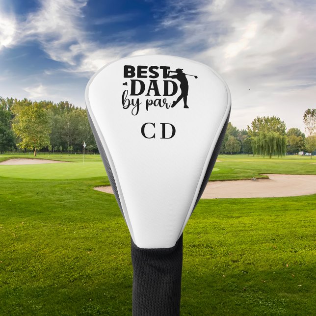 Bester Vater nach Par-Monogramm-Initialen Golf Headcover (Von Creator hochgeladen)