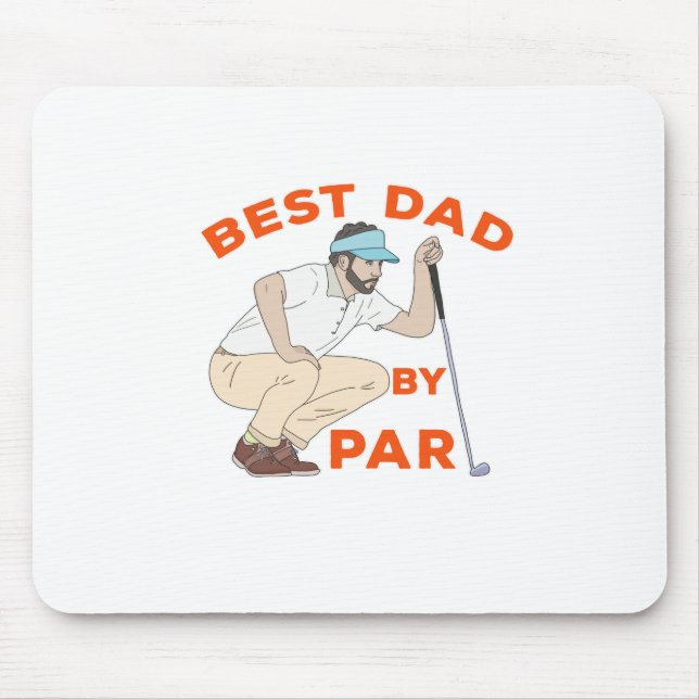 Bester Vater nach Par Mousepad (Vorne)