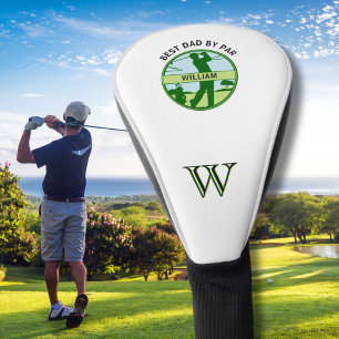 BESTER VATER NACH PAR NAME CUSTOM MONOGRAM GOLF HEADCOVER