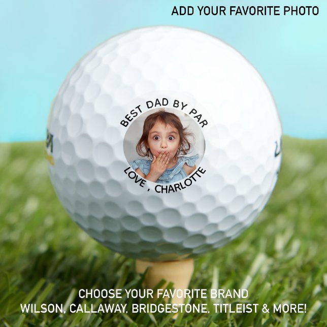 Bester Vater nach Par - Niedliches Personalisierte Golfball (Von Creator hochgeladen)