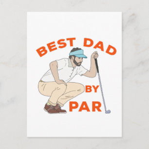 Bester Vater nach Par Postkarte