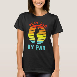 Bester Vater nach Par präsent für Golfer Daddy auf T-Shirt