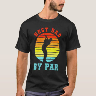 Bester Vater nach Par präsent für Golfer Daddy auf T-Shirt