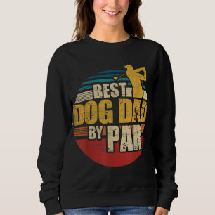 Bester Vater nach Par Retro Golf Player Sweatshirt