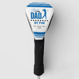 Bester Vater nach PAR Retro Schriftart Golf Headcover