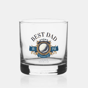 Bester Vater nach Par Siegel Elegante Custom Whiskyglas