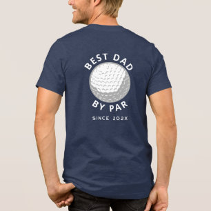 Bester Vater nach Par Vatertag Jahr Tri-Blend Shirt