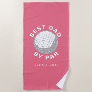 Bester Vater nach Par Vathers Personalisierter Url Strandtuch