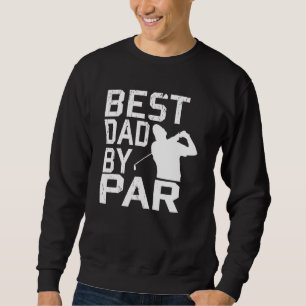Bester Vater nach Par Vintag Pro Golfer Vatertag Sweatshirt
