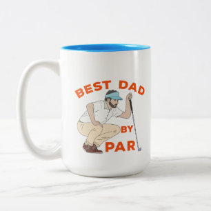 Bester Vater nach Par Zweifarbige Tasse