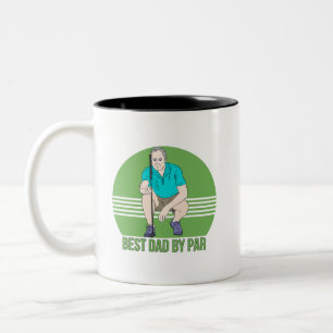 Bester Vater nach Par Zweifarbige Tasse