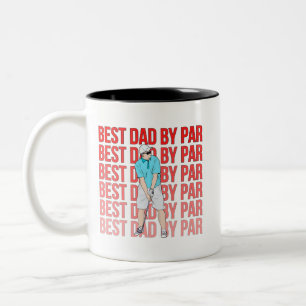 Bester Vater nach Par Zweifarbige Tasse